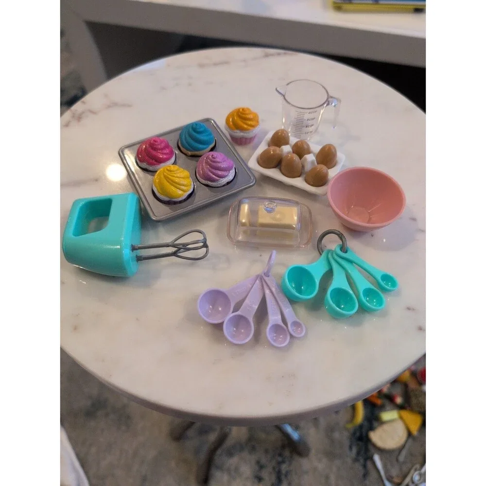 Miniatures Doll House Baking Supplies for Dolls or American Doll Accessories